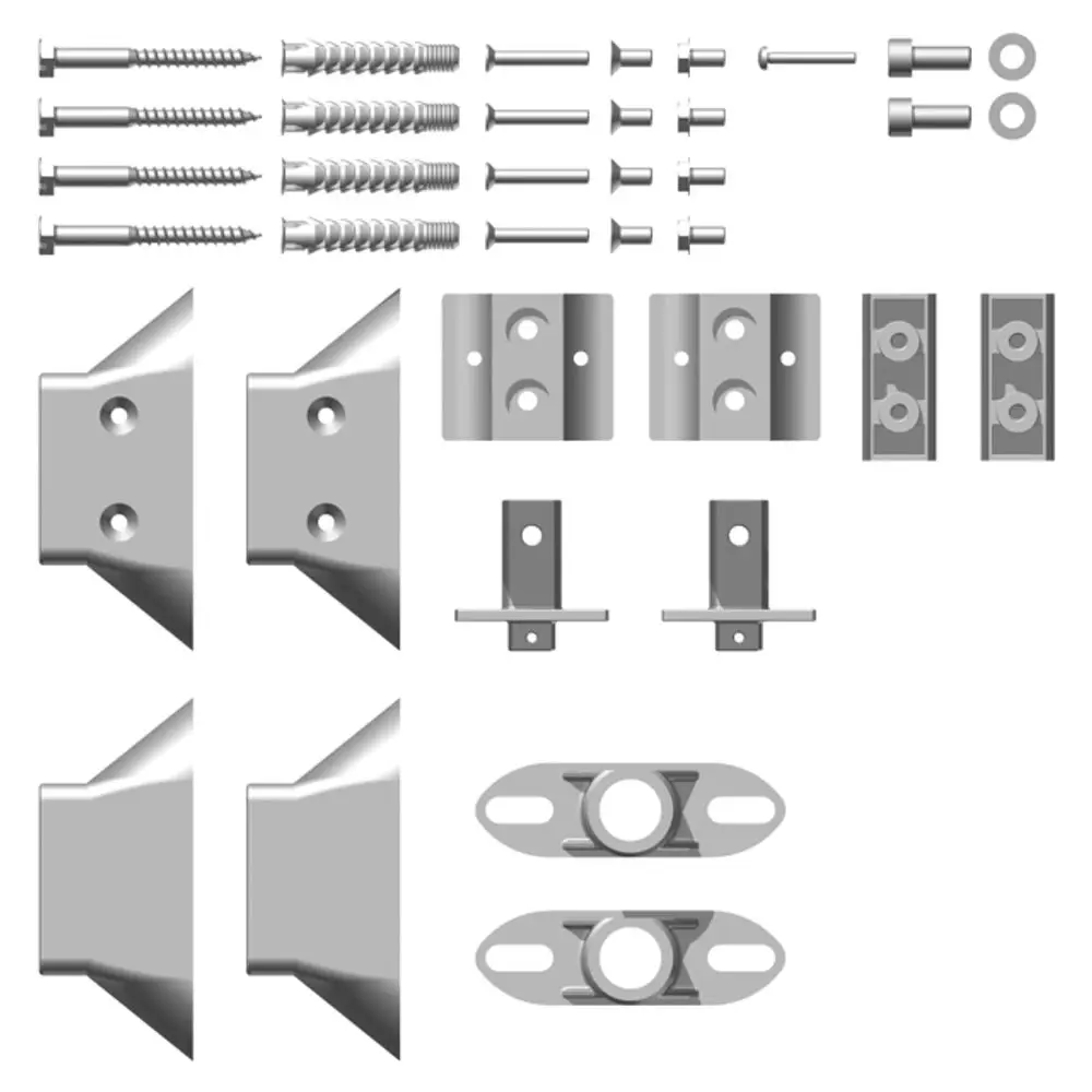 Kermi Befestigungs-Set 24, ABTN1A, LMN10, DVN1A, ZB04040001